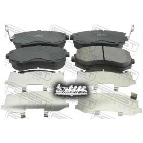 Колодки Тормозные Subaru Forester 01-/Impreza 01-/Legacy 98- Передние Febest 0801-G12F