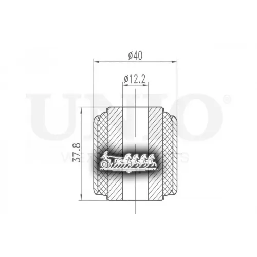 Сайлентблок Рычага Audi A4/A6 00- Внутр.задн.нижн. UNIO 