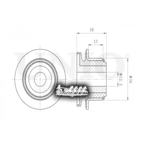 Сайлентблок Vag Passat/A6/A8 94- Задн. UNIO 