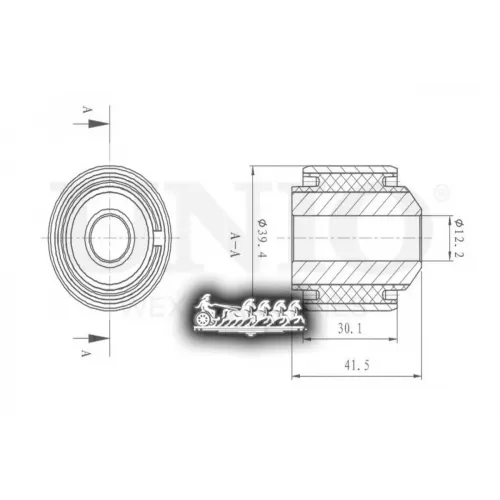 Сайлентблок Рычага Mb E/C/M 05- Внеш.перед.верх. UNIO 