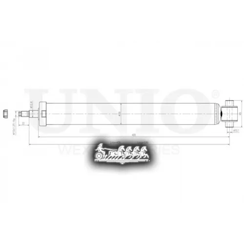 Амортизатор Mb C(W204/205)/E(W213) Газ.задн. UNIO 