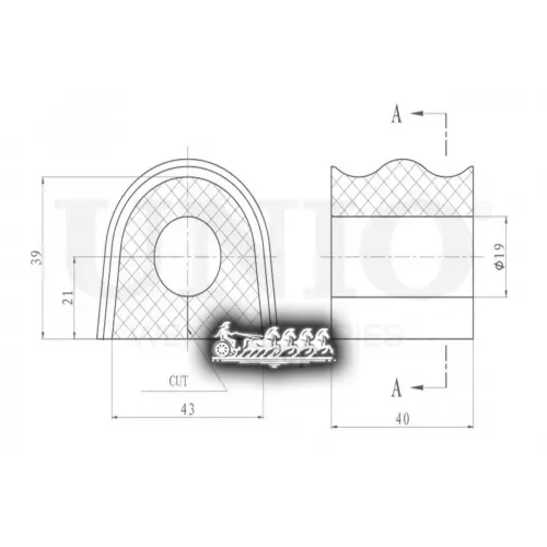 Втулка Стабилизатора Subaru Forester/Impreza/Legacy 89- Перед. UNIO 