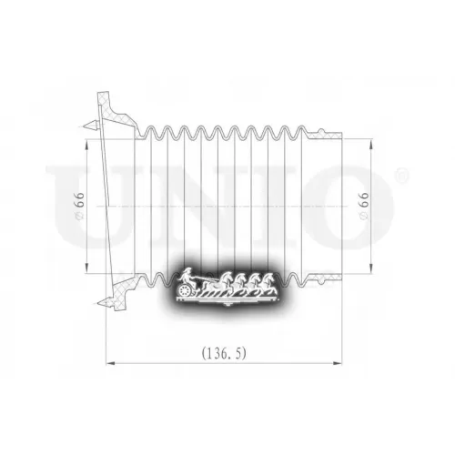 Пыльник Амортизатора Chevrolet/Daewoo Aveo/Kalos 02- Перед. UNIO 