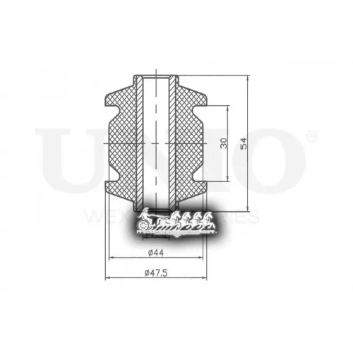 Сайлентблок Тяги Toyota Hilux 95- Задн. UNIO 