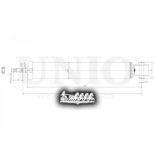 Амортизатор Vag Golf/A3/Octavia 12- Газ.задн. UNIO 