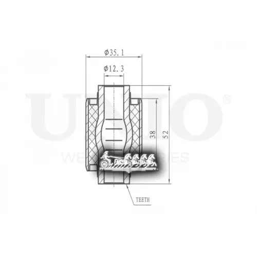Сайлентблок Тяги Chevrolet/Daewoo Epica/Evanda 02- Задн. UNIO 