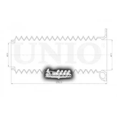 Пыльник Амортизатора Honda Civic 05- Перед.прав. UNIO 