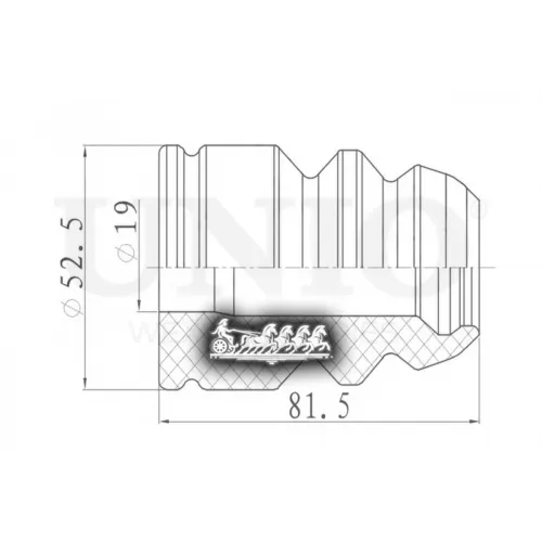 Отбойник Амортизатора Kia/Hyundai Rio/Cerato/Solaris 04- Перед. UNIO 