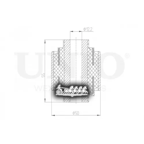 Сайлентблок Рычага Audi A4/A6/Q5 07- Внутр.перед.нижн. UNIO 