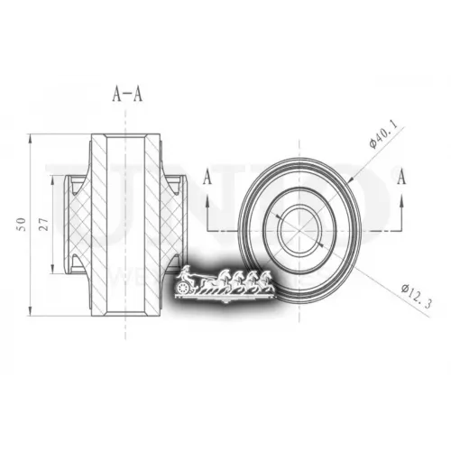 Сайлентблок Honda Accord/Stepwgn 91- Задн. UNIO 