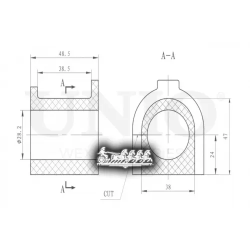 Втулка Стабилизатора Toyota/Lexus 4Runner/Gx 02- Перед. UNIO 