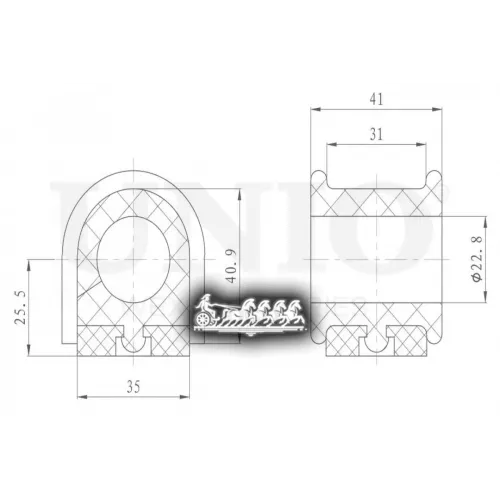 Втулка Стабилизатора Toyota/Lexus Land Cruiser Prado/Gx 95- Перед. UNIO 