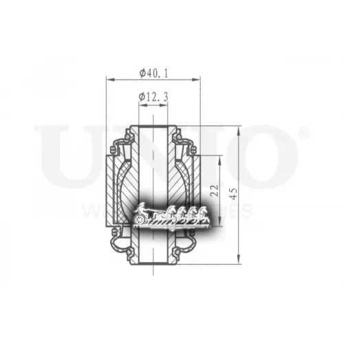 Сайлентблок Рычага Mitsubishi Outlander/Lancer 01- Задн. UNIO 