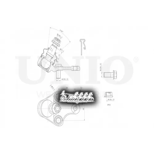 Опора Шаровая Toyota Corolla/Camry/Rav4 05- Перед.нижн. UNIO 