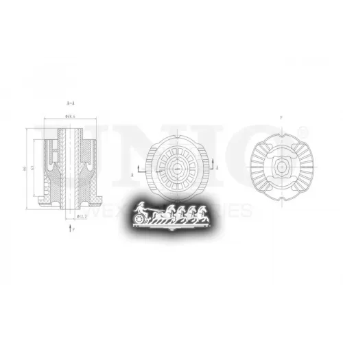 Сайлентблок Балки Chevrolet/Opel Cruze/Astra 09- Задн. UNIO 