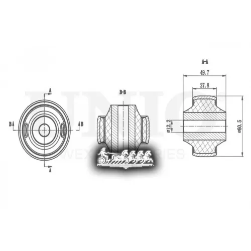 Сайлентблок Рычага Lada Vesta 15- UNIO 