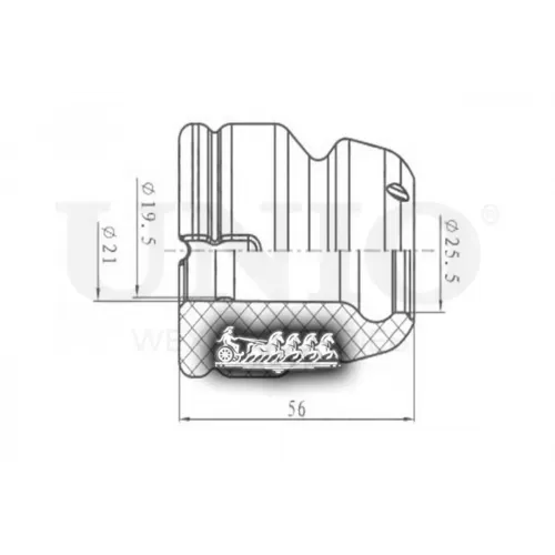 Отбойник Амортизатора Kia/Hyundai Rio/Solaris 06- Перед. UNIO 
