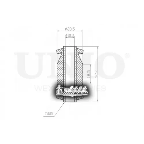 Сайлентблок Рычага Chevrolet/Daewoo/Suzuki Spark/Matiz/Wagon R 98- Внутр.перед.нижн. UNIO 