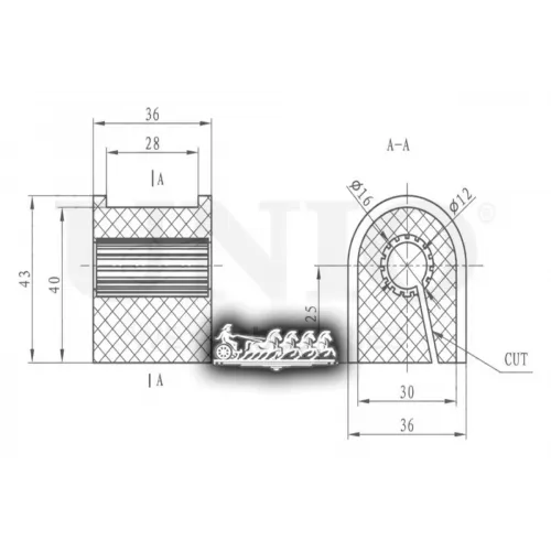 Втулка Стабилизатора Toyota/Lexus Camry/Es 96- Задн. UNIO 