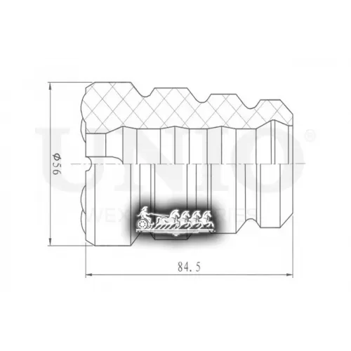 Отбойник Амортизатора Lexus/Toyota Rx/Toyota 98- Задн. UNIO 