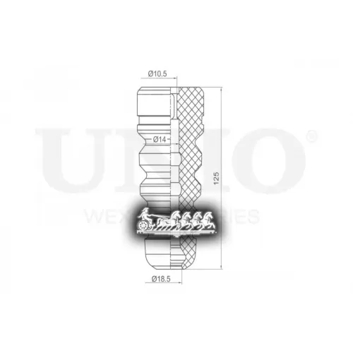 Отбойник Амортизатора Hyundai Accent/Getz 02- Задн. UNIO 