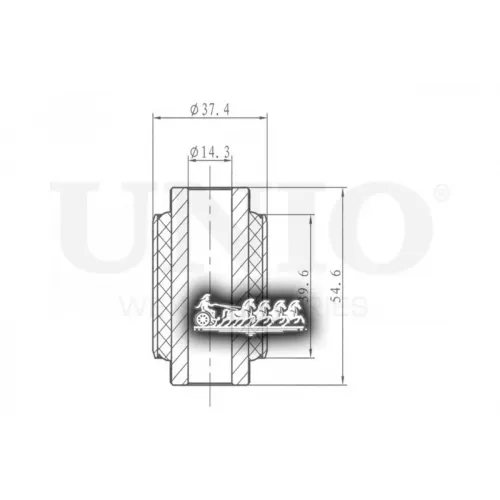 Сайлентблок Chevrolet/Opel Captiva/Antara 06- Нижн.задн. UNIO 