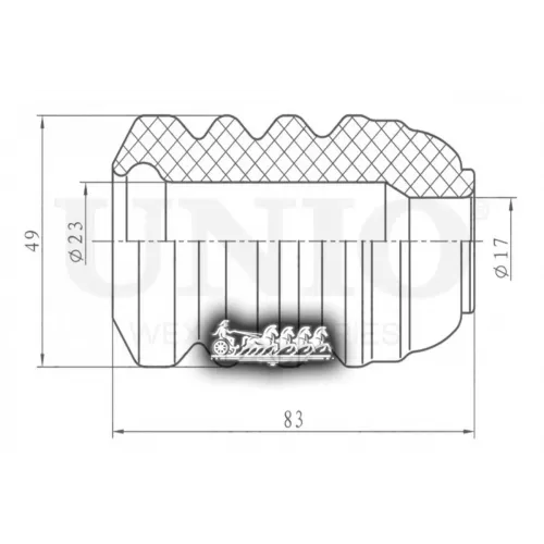 Отбойник Амортизатора Vag Passat/Polo/Octavia 88- Перед. UNIO 