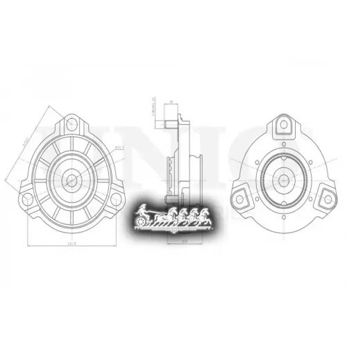 Опора Амортизатора Kia/Hyundai Sportage/Tucson 15- Перед. UNIO 