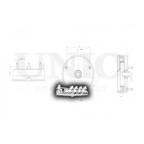Опора Амортизатора Bmw X5(E70)/X6(E71) Перед. UNIO 