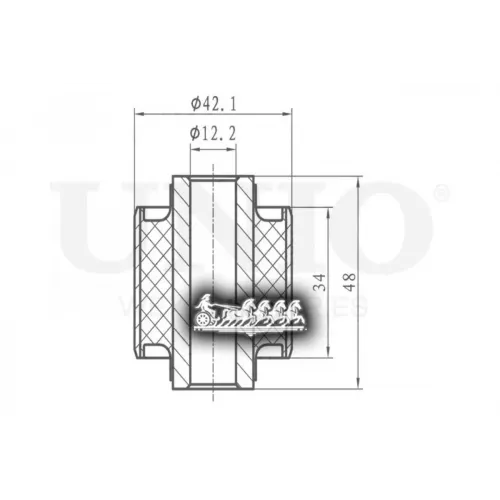 Сайлентблок Тяги Chevrolet/Daewoo Epica/Evanda 02- Задн. UNIO 