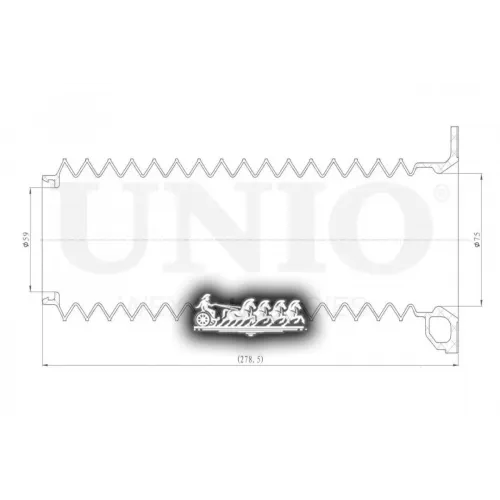 Пыльник Амортизатора Honda Civic 05- Перед.лев. UNIO 