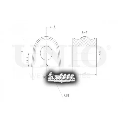 Втулка Стабилизатора Subaru Forester/Impreza/Legacy 96- Перед. UNIO 
