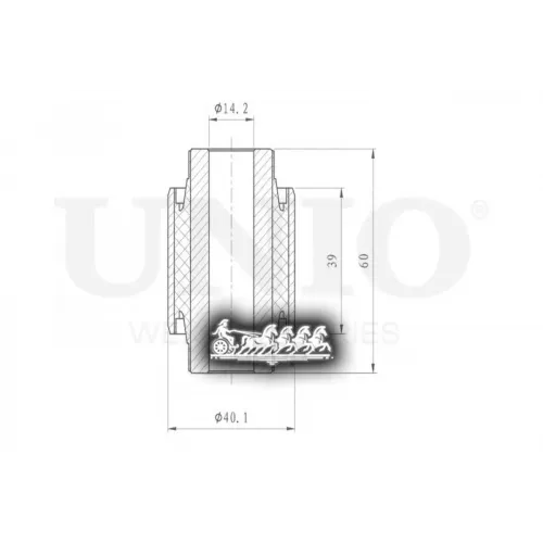 Сайлентблок Kia/Hyundai/Nissan Ceed/Elantra/Patrol 10- Задн. UNIO 