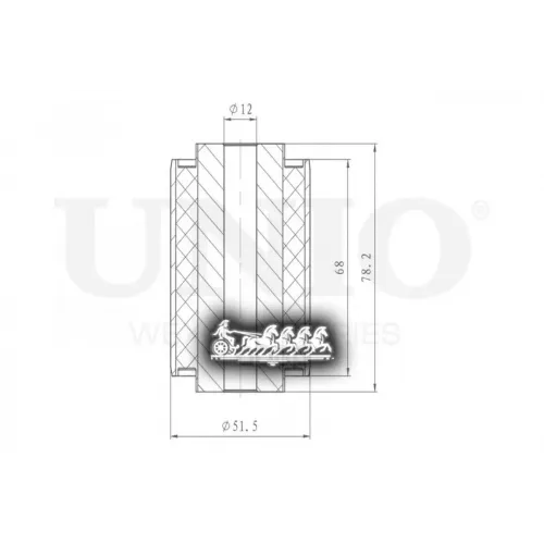 Сайлентблок Балки Mb E/C/S 98- Задн. UNIO 