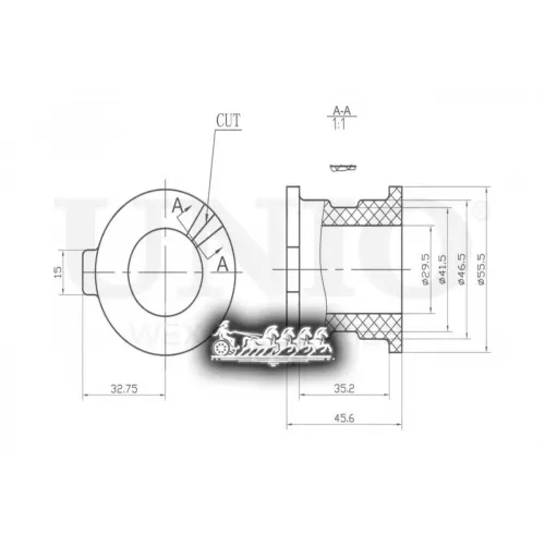 Втулка Стабилизатора Toyota/Lexus Land Cruiser Prado/Gx 09- Задн. UNIO 