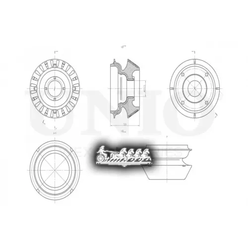 Опора Амортизатора Toyota Corolla/Yaris 05- Перед. UNIO 