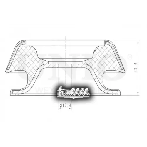 Опора Амортизатора Opel Astra/Corsa 95- Перед. UNIO 