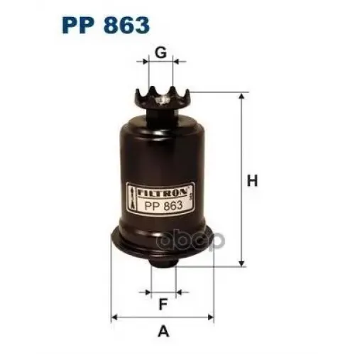 Фильтр Топливный Hyundai/Mitsubishi Filtron PP 863