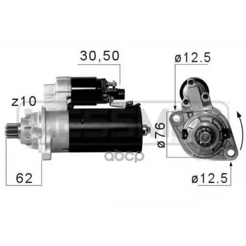 Стартер Vw T5 -09 2.5 Tdi 2.2Квт Era 