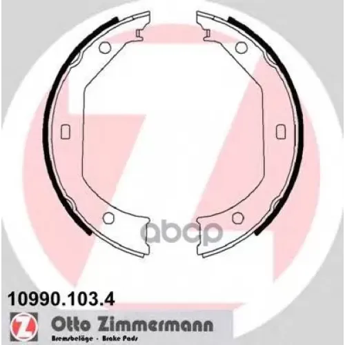 Колодки Тормозные Барабанные Zimmermann 10990.103.4