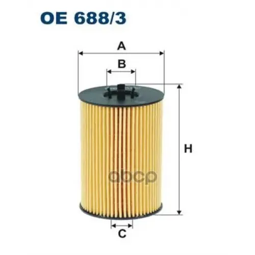 Фильтр Масляный Filtron OE688/3