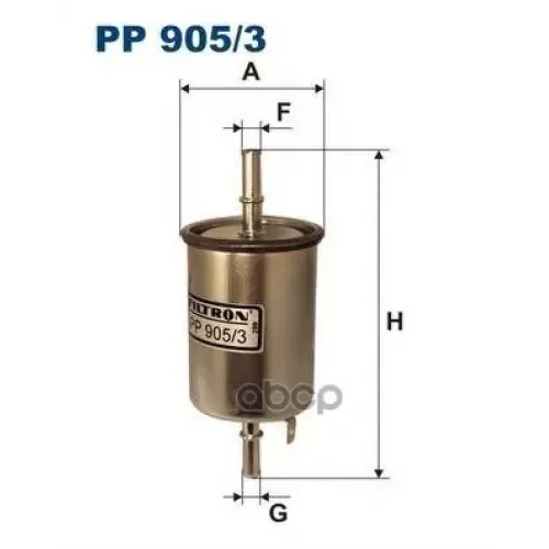 Фильтр Топливный Pp 905/3 Filtron 