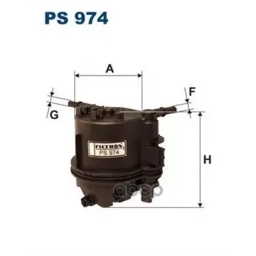 Фильтр Топливный Psa/Ford/Renault C1/C2/C3/C3 Ii/Nemo/206/207/306 03- 1.4 Diesel Filtron 