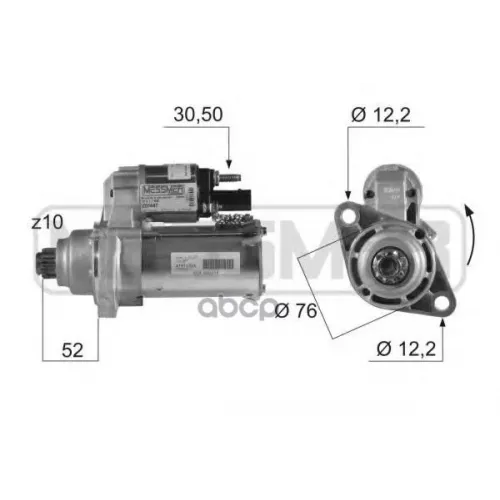 Стартер Vag 1.1Квт Era 