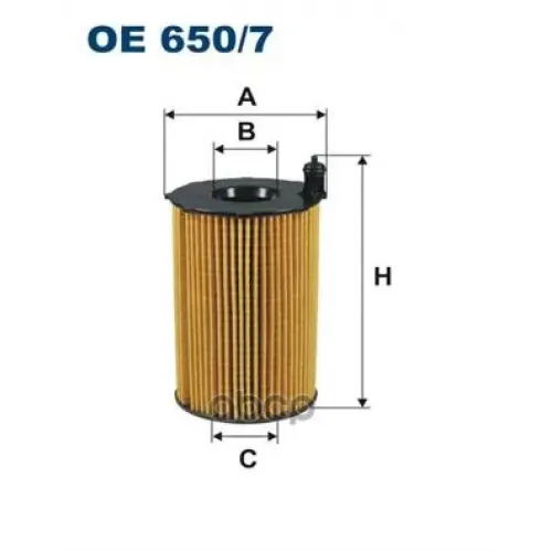 Фильтр Масляный Filtron OE650/7