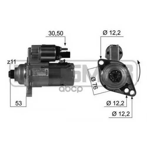 Стартер Vag 1.4/1.9 Tdi/Sdi 1.7Квт Era 