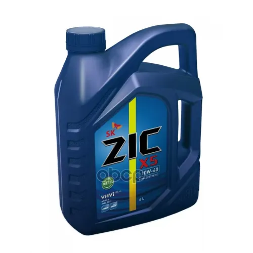 ZIC Масло Моторное 10W40 Zic X5 6Л Полусинтетика Diesel