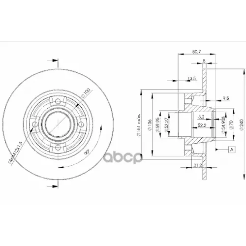 Диск Тормозной Задний Icer 