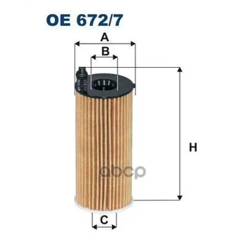 Фильтр Масляный Filtron OE672/7A