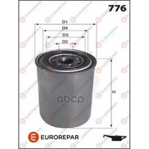 Фильтр Масляный Hyundai/Kia/Mazda/Mitsubishi/Nissan EUROREPAR 